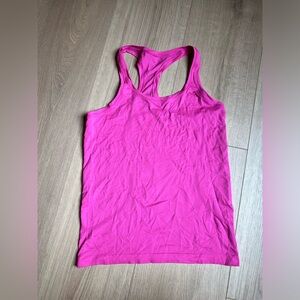 Pink Racerback Tank Top